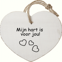 Houten Hart Valentijnsdag Mijn hart is voor jou