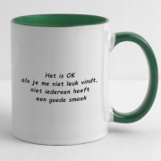 Mok met diss – niet iedereen heeft goede smaak