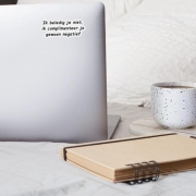 Sticker met diss - Ik beledig je niet