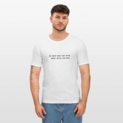 T-shirt met diss - Je bent mooi van verre