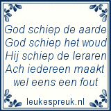 Leuke Gedichten met Humor God Aarde Woud Leraren Fout