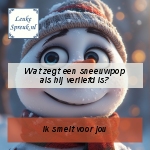 Raadsels Winter Sneeuwpop Verliefd