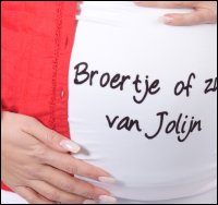 Zwangerschapsshirt naam broertje zusje